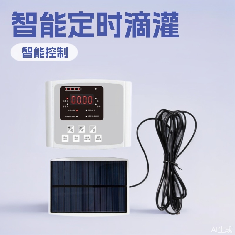 Solar Automatic Drip Timer Flower Watering Device Balcony Garden Vegetable Garden Outdoor Drip Irrigation System Water Pump