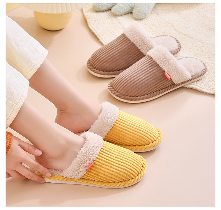 Unisex Casual Solid Color Round Toe Home Slippers display picture 3