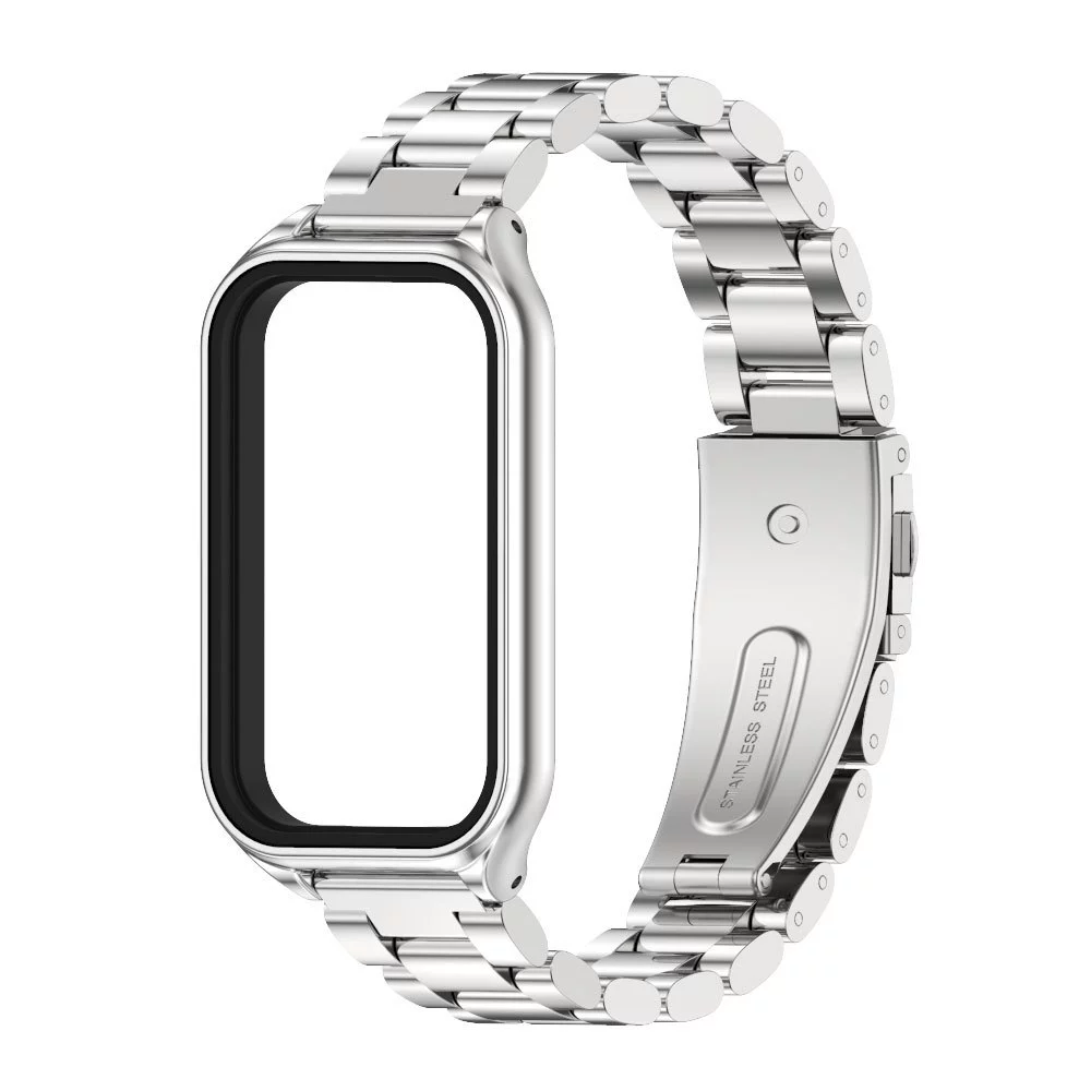 Уместен Redmi 3 Redmi браслет 2 ремень Xiaomi Mi Band 8 9 Active Milan Sanzhu нержавеющая сталь настенная бот