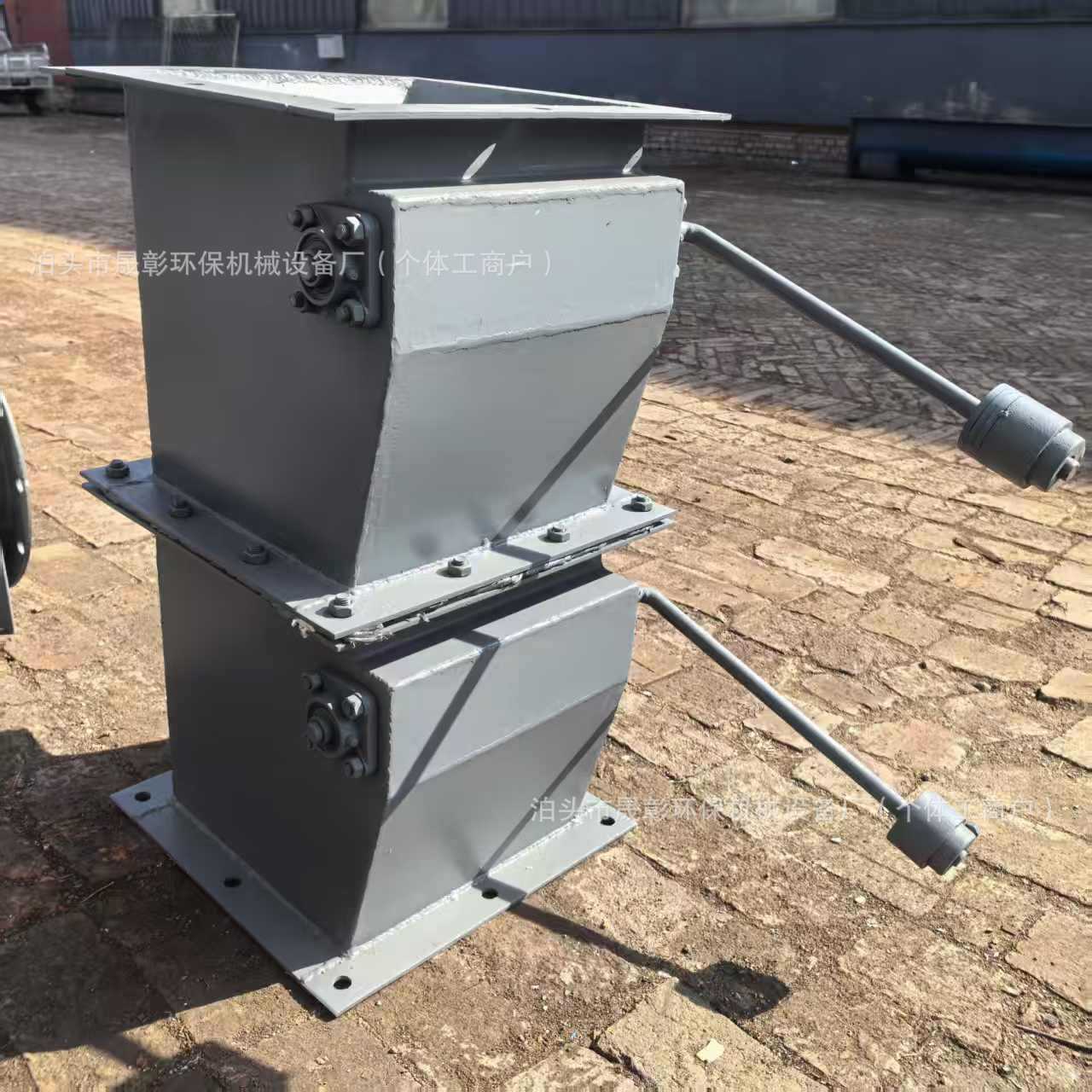 单层重锤翻板阀 双层翻板卸灰阀 法兰式重力除尘卸料阀除尘器