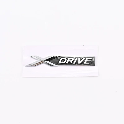 5 Series Car Stickers, Body sticker - x-drive-old-style-capital-letters-silver