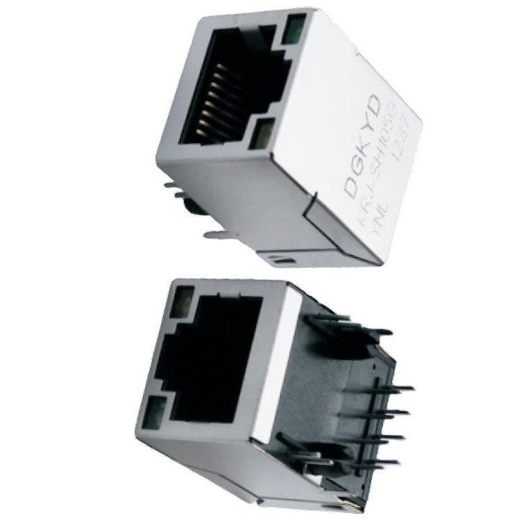 电器RJ45插座网孔   小家电RJ45母座带灯  电脑宽带RJ45母座带灯