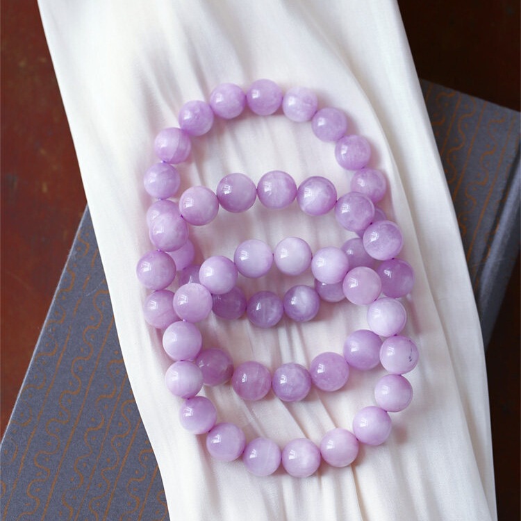 Special Offer, Great Value, Good Color, Natural Purple Lithium Gemstone Round Bead Bracelet for Women, Purple Crystal Jewelry Gift Special Offer, Great Value, Good Color, Natural Purple Lithium Gemstone Round Bead Bracelet for Women, Purple Crystal Jewelry Gift