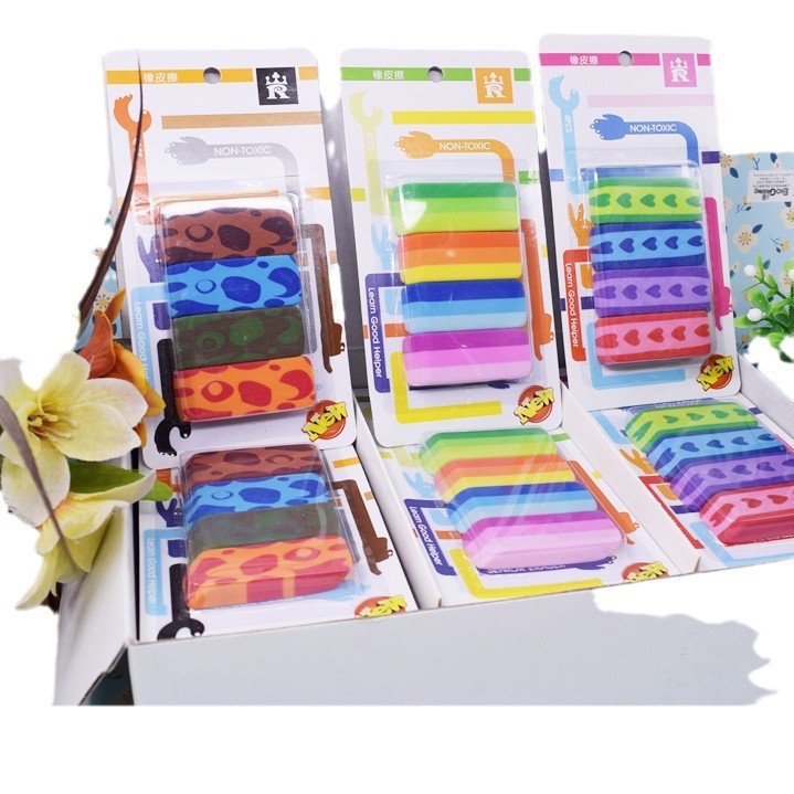 Hermoso creativo He Rong borracha mayorista corazón arco iris leopardo premio de estudiantes de primaria