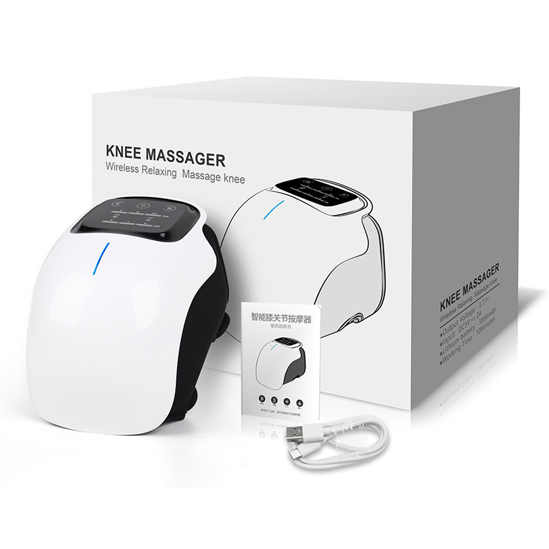 Cross-border heating knee pads intelligent electric knee massager charging red light physiotherapy hot compress vibration leg knee joint Cross-border heating knee pads intelligent electric knee massager charging red light physiotherapy hot compress vibration leg knee joint