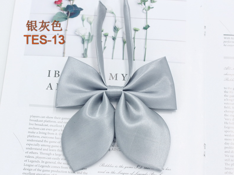 Pajarita de oreja de conejo de color sólido con lazo intermitente femenino nuevo estilo coreano estilo universitario jk uniforme pajarita accesorios de traje de marinera