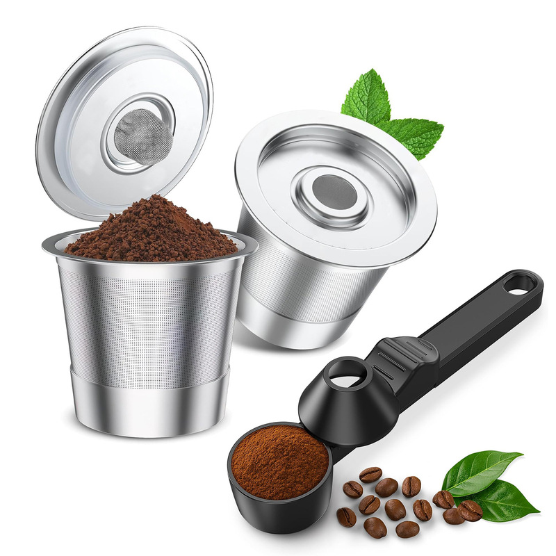 Coffee Machine Keurig1.0 Stainless Steel Reusable K-Cup Coffee Filter Coffee Powder Spoon That Does Not Shed Powder