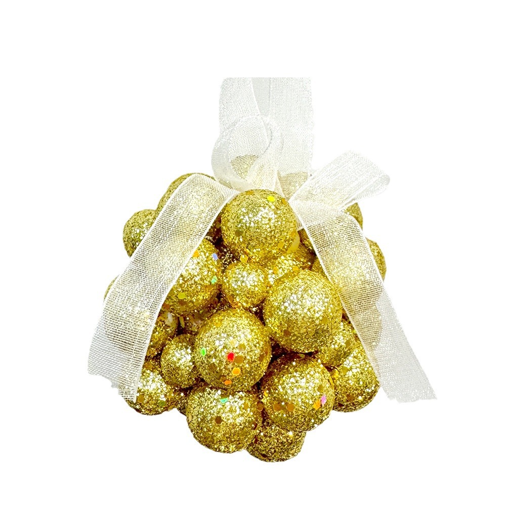 Nuevo árbol de Navidad colgante decoración de Navidad espuma polvo de Navidad colgante bola de Navidad regalos de Navidad