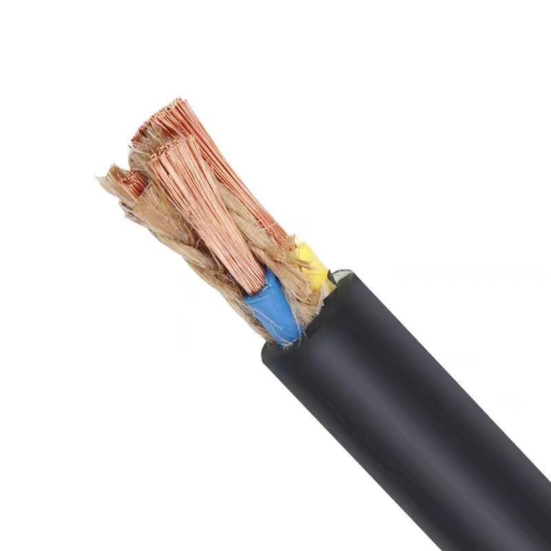 Yz/Yc Medium-Sized Rubber-Coated Flexible Cable with Copper Core, Oxygen-Free Copper, 3-Core, 4-Core, 5-Core