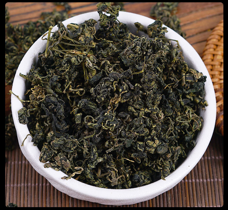 Jiao Gu Lan Tea (Gynostemma pentaphyllum) — Fujian Seven-Leaf Jiaogulan Herbal Tea, 500g preparation