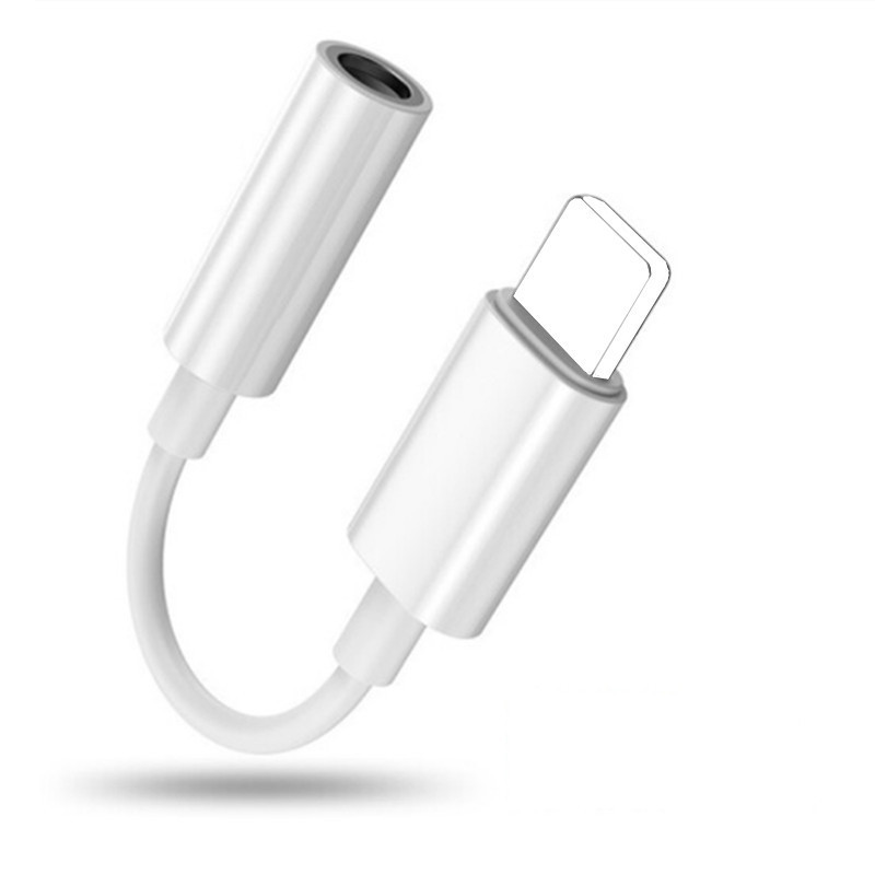 Aplicable al adaptador de auriculares Apple dos en uno convertidor de carga de iluminación al adaptador de audio de 3,5mm