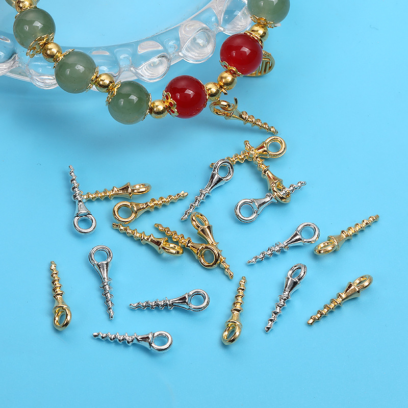 DIY Retro Zinc Alloy Jewelry Accessories Mini Screw Pendant Factory Direct Sale Zakka