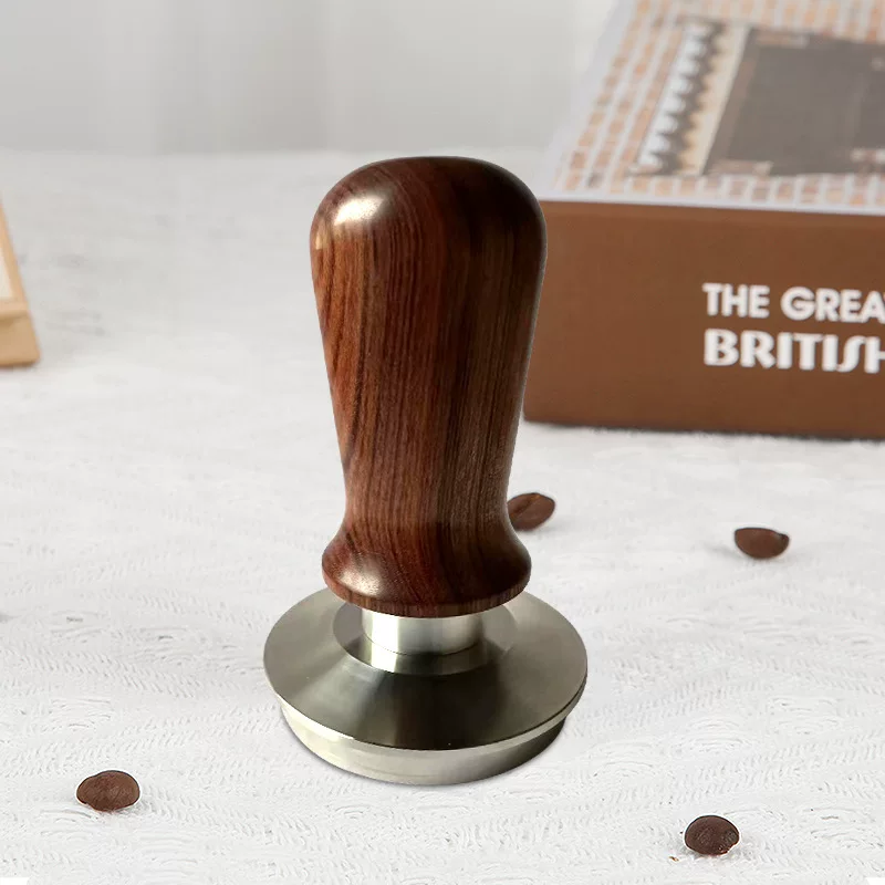 (Cross-border trading), coffee elastic handle stainless steel from natural wood, teaches balance