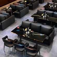 休闲酒吧桌椅组合酒馆清吧音乐餐吧KTV咖啡厅烧烤奶茶店卡座沙发