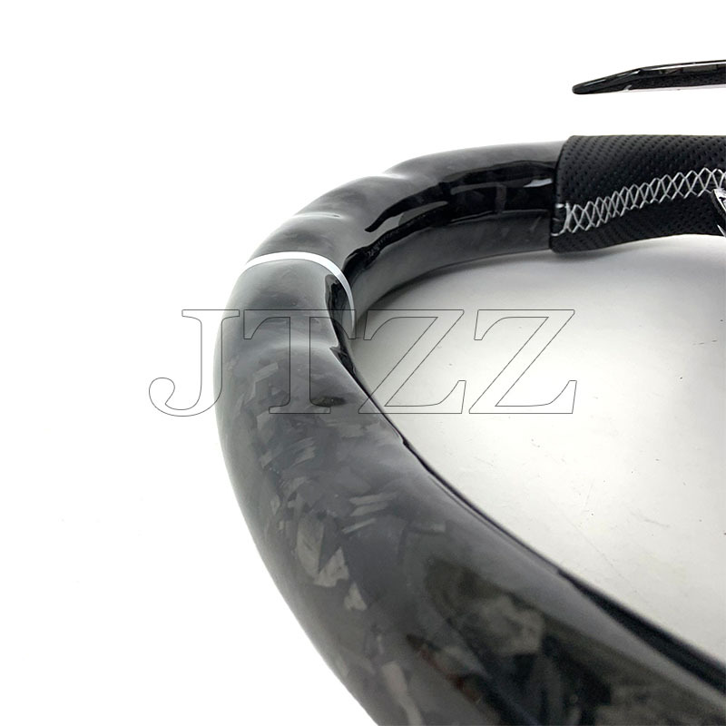 Suitable for Mercedes-Benz W205 C43 C63 E63 A45 GLA45 GLS63 modified carbon fiber steering wheel