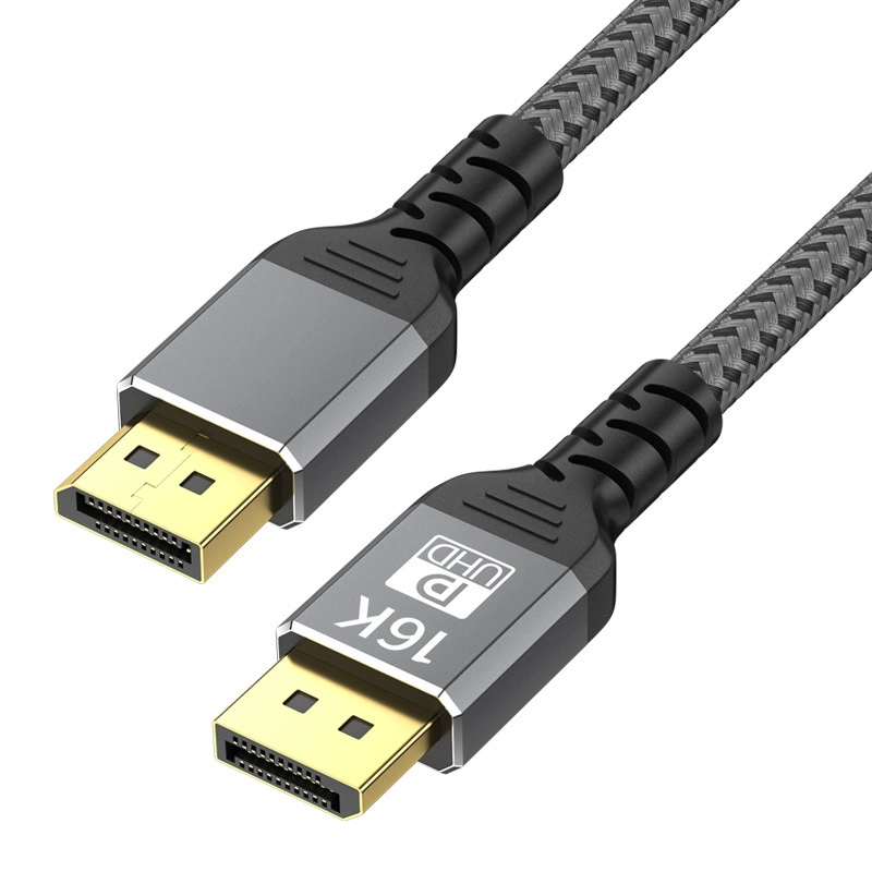Кабель DisplayPort версия 2.1, 16K@60Hz, для киберспорта и высокой четкости, подключение видеокарты к монитору/телевизору