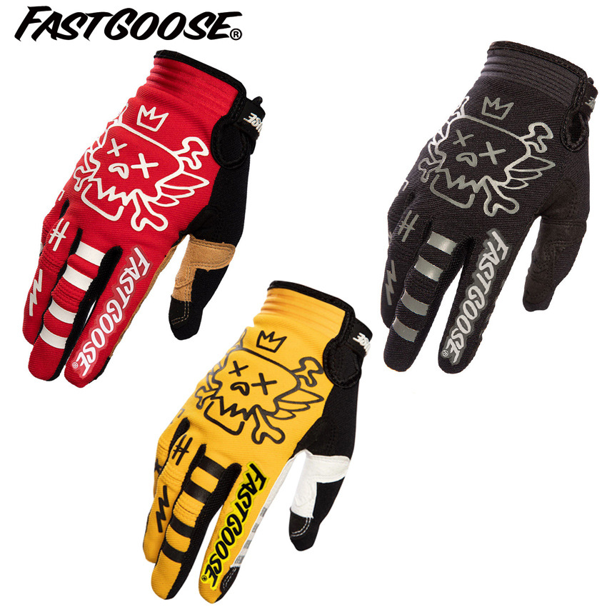 2022fastgoose 긴 손가락 사계절 레이싱 오프로드 팜 자전거 오토바이 장갑