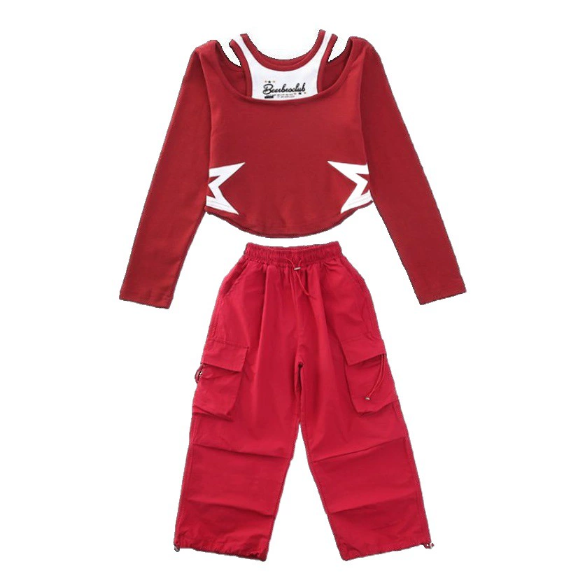 23B03 Звездный костюм с длинным рукавом 1 с обеих сторон