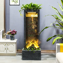 流水摆件;树脂工艺品