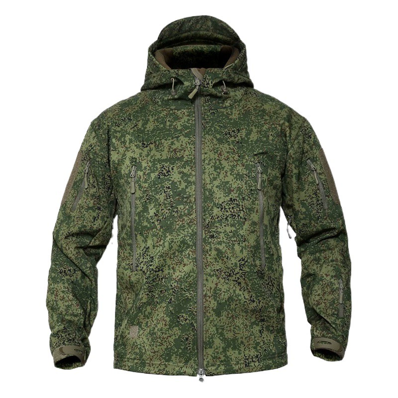 Мягкая куртка из кожи акулы, мужская осенне-зимняя непромокаемая дышащая куртка, куртка для альпинизма, утепленная ветровка на флисовой подкладке