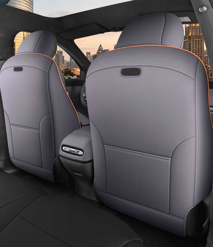 New custom-made perforated leather car seat covers for the XPeng MONA L03, offering full coverage and enhanced durability
