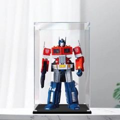 Applicable to LEGO 10302 Transformer Optimus Prime Acrylic Display Case Transparent Dustproof Action Figure Storage Box