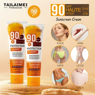 泰莱美跨境外贸热卖SPF90夏日清爽防护霜美肤护肤外出隔离防护霜