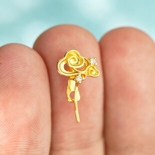 �18K��ɫ�����б�׷𹫵������^��ʯ�^������朿��^diy���