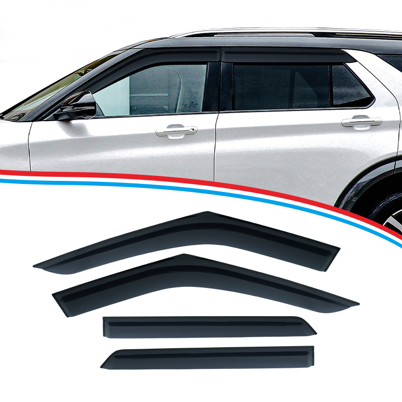 Adecuado para Ford Explorer Sunny Rain Blow Ventana Eyebrow Ford Explorer Window Deflectors