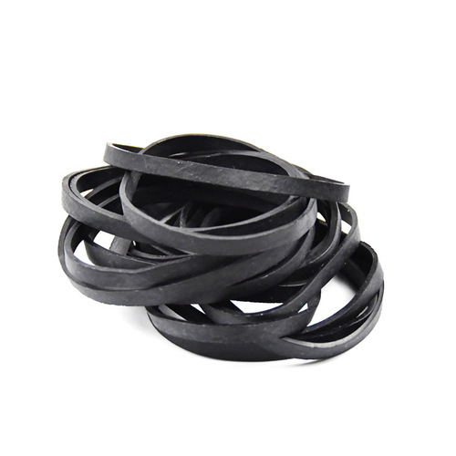 Rubber band black high elasticity high temperature resistance anti-aging packaging binding, raincoat use rubber band industrial tying gasket