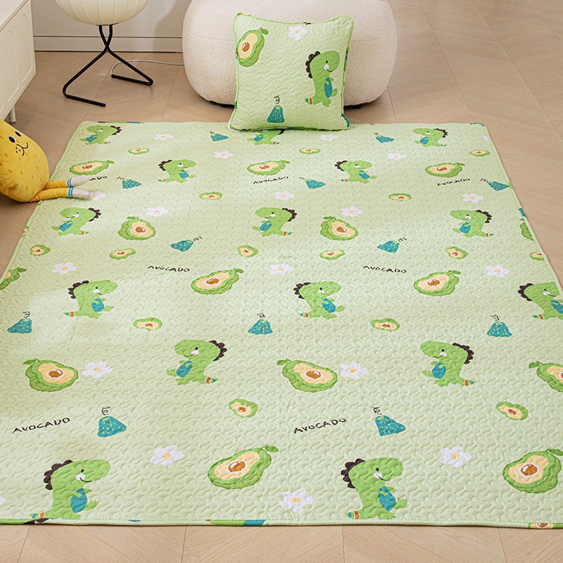 Cotton baby crawling mat children's floor mat cotton fabric tatami mat bedroom bedside floor mat machine washable