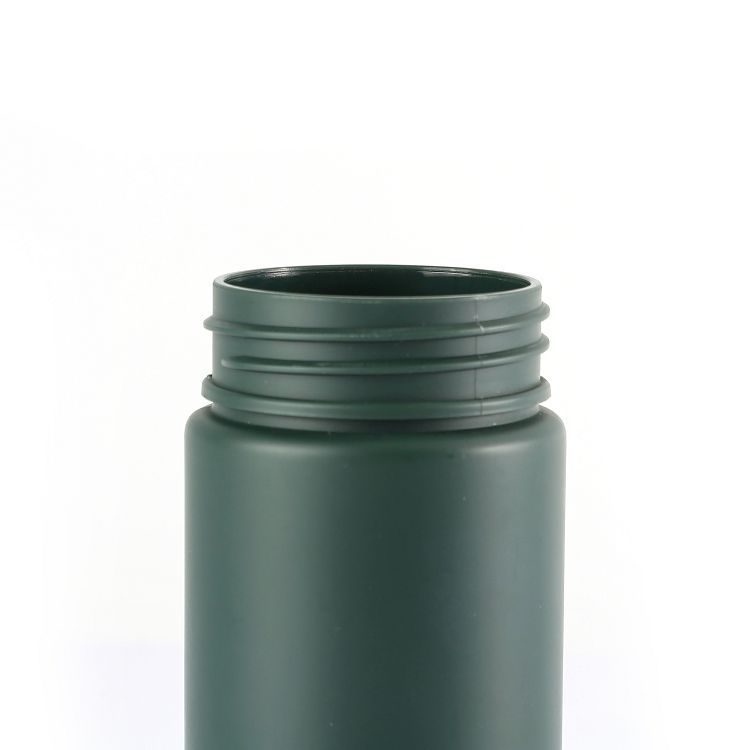 工厂定制PET120ML墨绿色磨砂塑料瓶