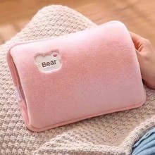 充电式电热水袋双插手暖水袋熊头卡通可爱暖宝宝暧手宝厂家批发