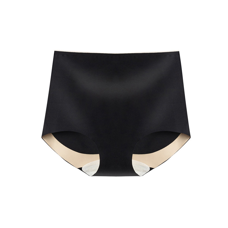 Nueva ropa interior de cintura alta para levantar la cadera calzoncillos de seda de hielo sin costuras para mujer