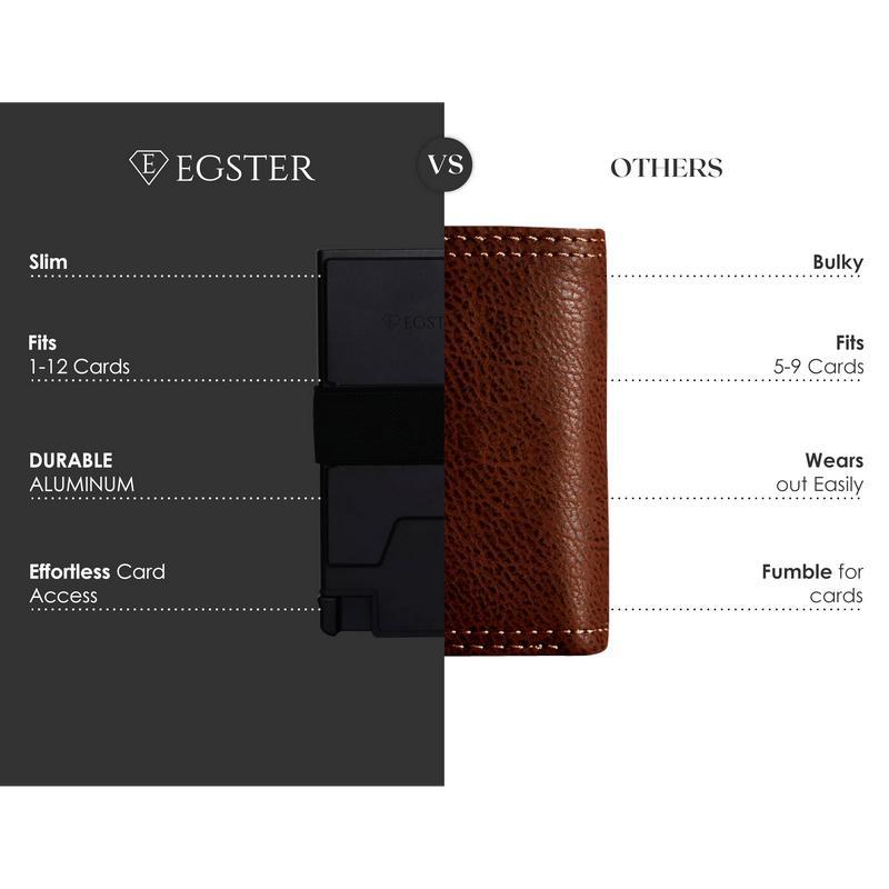 M4832 Aliexpress Amazon nueva cartera de hombre transfronteriza de aluminio de metal para hombres dinero