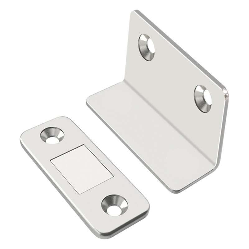 Fábrica al por mayor sin perforaciones delgada tipo L invisible puerta corredera magnética Puerta de armario succión fuerte puerta corredera magnética Puerta de gabinete Puerta de succión táctil