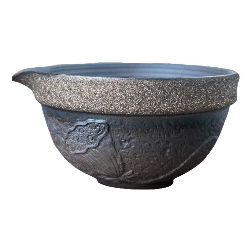 日式鎏金铁釉抹茶套装百本立茶筅立抹茶碗复古抹茶工具宋代点茶器|undefined