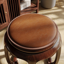 圆形凳子坐垫椅子垫久坐凳子垫防水防油沙发坐垫高弹柔软中式椅垫