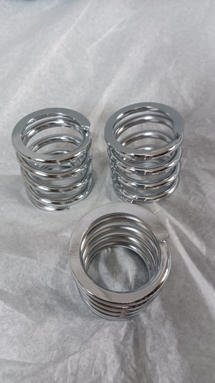 304不锈钢弹簧电镀亮铬 弹簧拉伸弹簧 压缩弹簧电镀铬加工