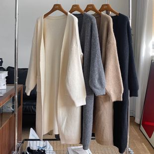 Spring and Autumn New Korean style loose V-neck cardigan coat fashionable fashionable hot mom loose belly-covering sweater