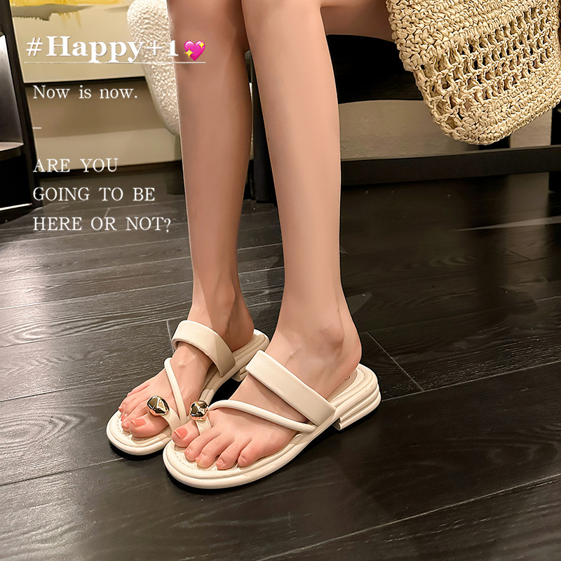 Sandalias Playeras de Suela Gruesa para Mujer de Microfibra y Caucho
