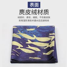 定制麂皮绒橡胶瑜伽垫铺巾防滑专业可折叠便携薄款超薄瑜伽毯包邮