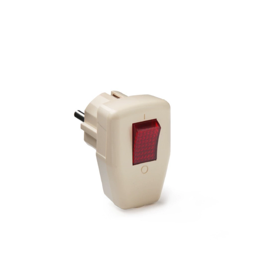 [Заводская поставка] Вилка питания SR Европейского типа с подсветкой и выключателем питания