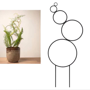 Cross-border New Plant Climbing Rack Creative Mountain Turtle Flower Pot Bracket Climbing Rack Metal Iron Fixed Rod