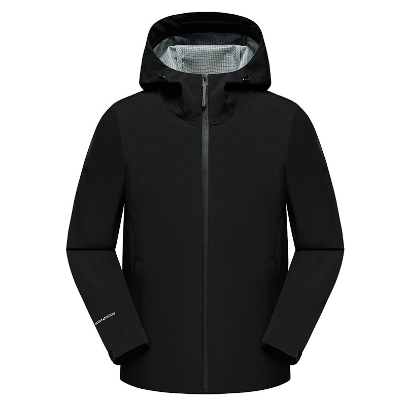Cross-Border Wholesale Lightweight Couple's Composite Softshell Jacket, Outdoor Tech Storm Jacket, Fashionable Workwear Jacket