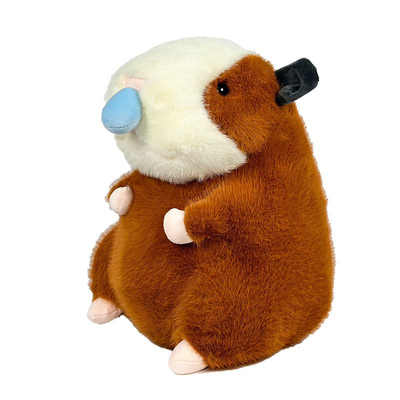 Celebridades de Internet lindo muñeco de peluche capibara Kapibala muñeco de muñeco de ratón holandés con moco nasal