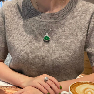 ��Ȼ����A؛���N�MꖾG���𹫵���18K���Ƕ�����G�������Ʒ