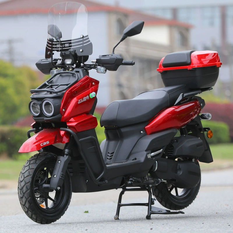 Новый бензо- или бензиновый мотоцикл-скутер 150cc, топливное транспортное средство, с электрическим впрыском, экономичный и стильный, с педалью мощности, можно зарегистрировать