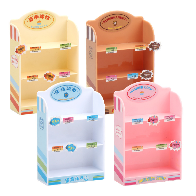 模擬ミニコンビニスナック棚ミニチュアデスクトップ装飾小さな装飾品ままごとおもちゃ工場直販|undefined