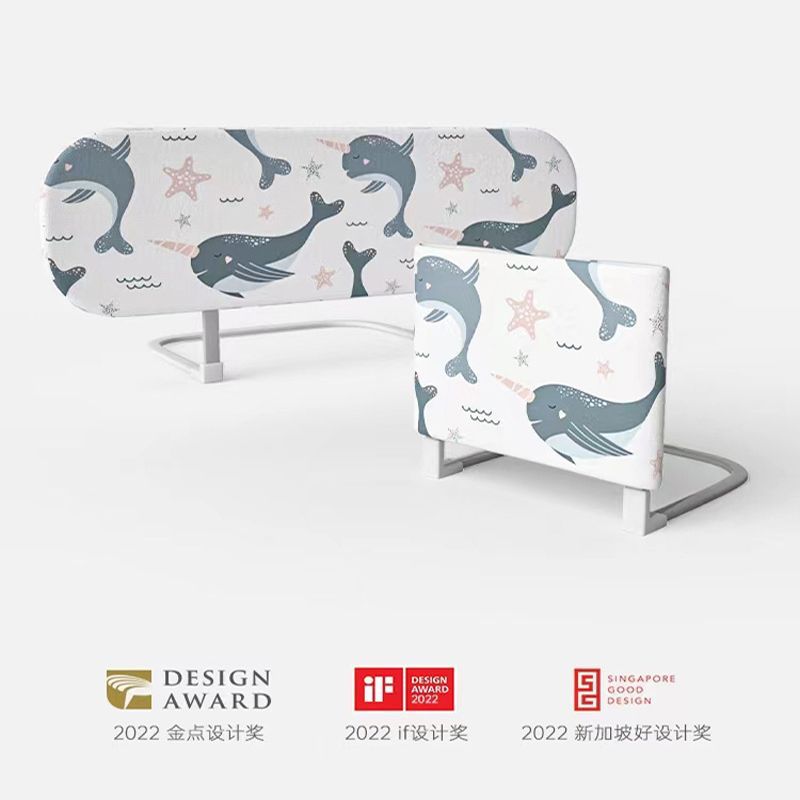 Installation-Free Bed Rail, Baby Anti-Fall Guardrail, Portable Foldable Travel Guardrail, Baby and Child Barrier